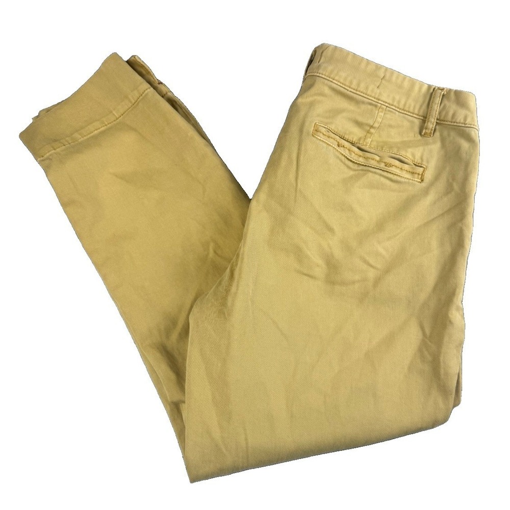 Anthropologie Pilcro And The Letterpress Stet Capri Pants Womens 30 Faded Gray